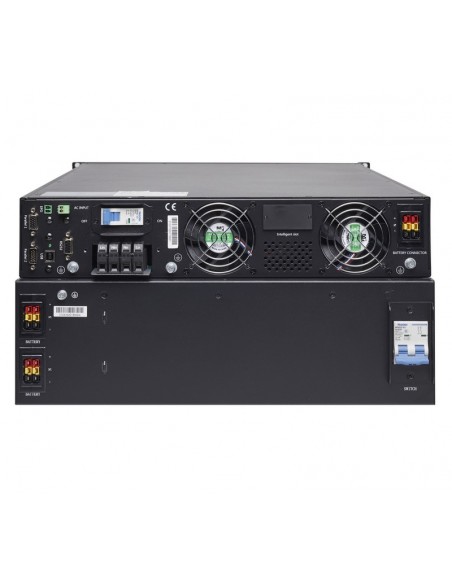 SAI ZIGOR Serie EFFICIENT 10KVA/10000W ON LINE Rack, trasera