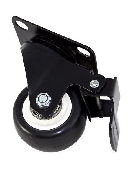 kit de 4 ruedas 2 con freno para rack SUELO