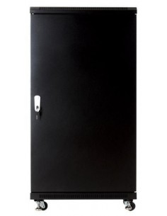 Rack 19" 22U 600X800 Pta. Cristal y Trasera Ciega