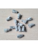 Capuchón para conector RJ45 macho, CAT6A / CAT7 bolsa de 100 unidades