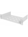 Bandeja 10" 1U  Mini Mural Fijacion Frontal Color Gris