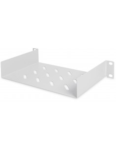 Bandeja 10" 1U  Mini Mural Fijacion Frontal RAL 7035