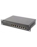 Switch 8 puertos Gigabit 10 " Sin gestión 1U