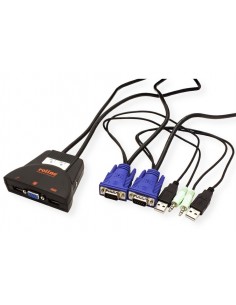 KVM autómatico 2 Puertos USB con AUDIO