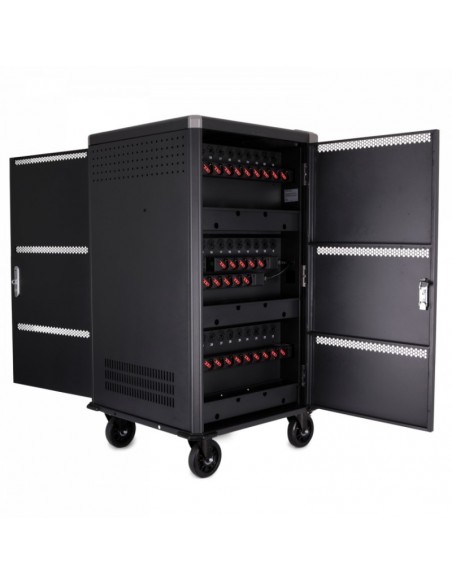 Armario de carga para 30 portátiles o tablet de hasta 17 pulgadas. V7