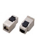 Conector RJ45 doble hembra CAT6A FTP para paneles parcheo