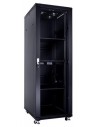 Rack 19" 32U 600x600 Pta. Cristal y Trasera Ciega