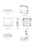 Armario rack 3U Vertical + 2U horizontal