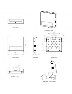 Armario rack 3U Vertical + 2U horizontal