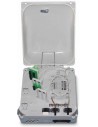 Caja fibra óptica IP65 para 48 SC Simplex Fijación Poste