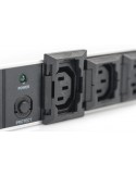 Regleta 19" 1U 10 IEC C13 Sin Interruptor con LED y Protección contra Sobrecargas