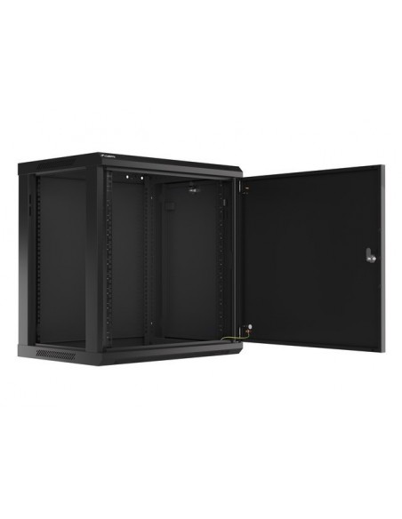 Rack Mural 19" 12U F450 Puerta Metálica Ciega