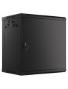 Rack mural 19" 12U F600 Puerta Metálica Ciega