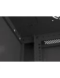 Rack Mural 19" 6U F450mm. Puerta Metálica Ciega