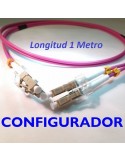 Configurador Latiguillo Fibra óptica OM4 Dúplex 1 metro