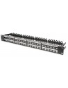 Patchpanel 19" 1U 48 Huecos KEYSTONE Apantallado con Bandeja