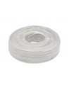 Cable plano telefonico 4 hilos (bobina 100mts) Blanco