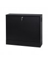 Rack mural 19" 3U vertical F-180mm abatible Negro