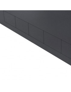 Rack mural 19" 3U vertical F-180mm abatible salida cables