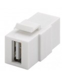 Adaptador H/H keystone de USB 2.0 A/A