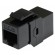 Conector Doble Hembra RJ45 CAT6A UTP para paneles parcheo