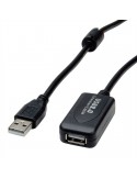 cable USB 2.0 A M/A H activo 10 mts negro - economico.