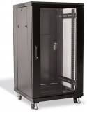 Rack 19" 24U 600X600 Pta. Cristal y Puerta trasera ciega