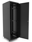 Rack KLIVES 19" 42U 600X800 Pta. Cristal y Puerta trasera ciega abierta