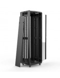 Rack KLIVES 19" 15U 600X800 Pta. Cristal y Puerta trasera perforada