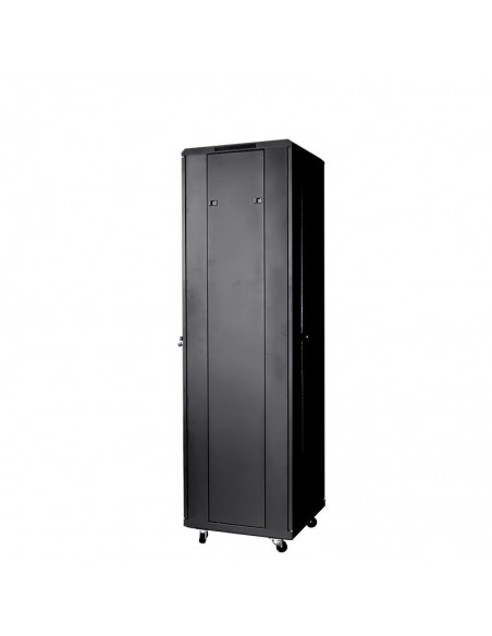 Rack KLIVES 19" 15U 600X600  Puerta delantera y trasera perforada detalle