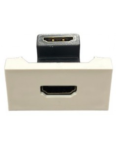 Módulo HDMI 1.4 Hembra/Hembra 45x22,5 mm vista elevada