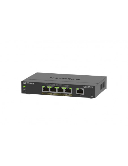Gigabit Ethernet Plus PoE switch de 5 puertos (63W) NETGEAR