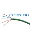 Cable CAT6 UTP 305m LSZH Rigido Corning (Verde)