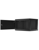 Rack mural 19" 9U F600 Puerta Metálica Ciega