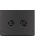 Rack mural 19" 9U F600 Puerta Metálica Ciega