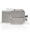 Conector RJ45 Hembra CAT7 S/FTP 180º Sin Herramienta para Patchpanel