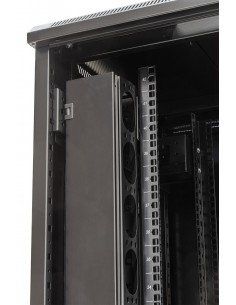 Guía cables vertical con tapa