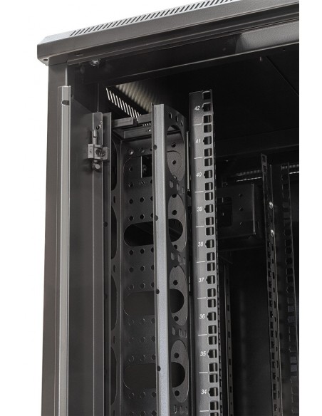 Guía cables vertical con tapa