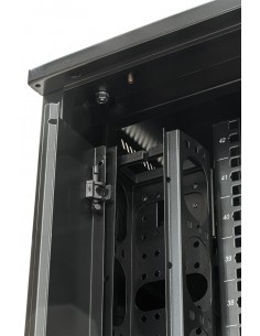 Guía cables vertical con tapa