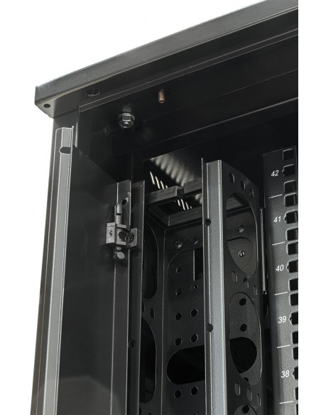 Guía cables vertical con tapa