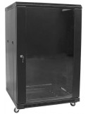 Rack 19" 15U 600x600 Pta Cristal. Puerta trasera ciega