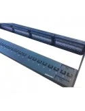 Patch panel 19" 1U 24 puertos UTP CAT6 con guiacables posterior MMC