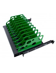 Bandeja extensible 19" para 10 tablet y portátiles.