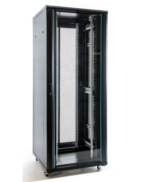 Rack 19" 22U 800x800 Puerta delantera y trasera perforada