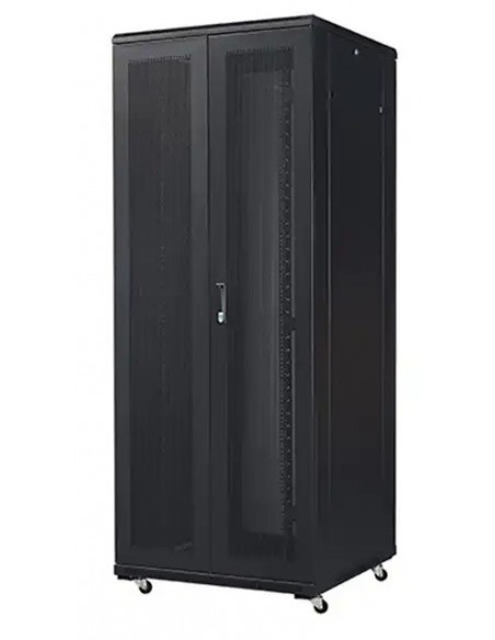 Rack 19" 22U 800x800 Puerta delantera perforada y trasera doble perforada