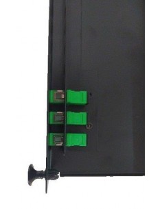 Bandeja 19" F.O. 24 SC Simplex. Detalle conexiones