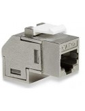 Conector RJ45 H/H CAT6A STP Panel ANGULADO 90º