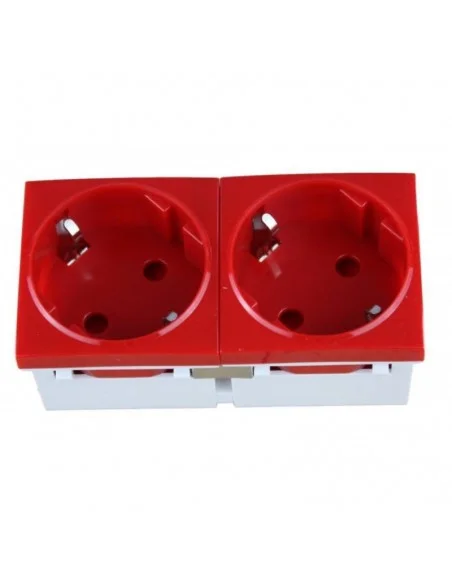 SHUCKO DOBLE PARA PERFIL PLUS ROJO