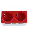 SHUCKO DOBLE PARA PERFIL PLUS ROJO