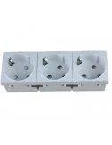 SHUCKO TRIPLE PARA PERFIL PLUS BLANCO